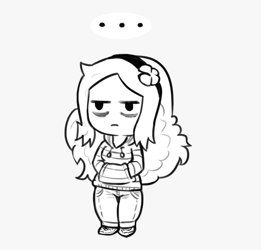 Clip Art Line Art Face White Black Facial Expression - Line Art, HD Png Download