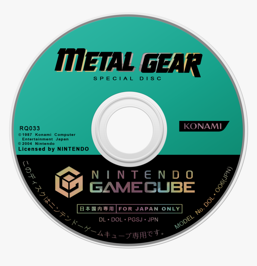Metal Gear Twin Snakes Gamecube Disc, HD Png Download
