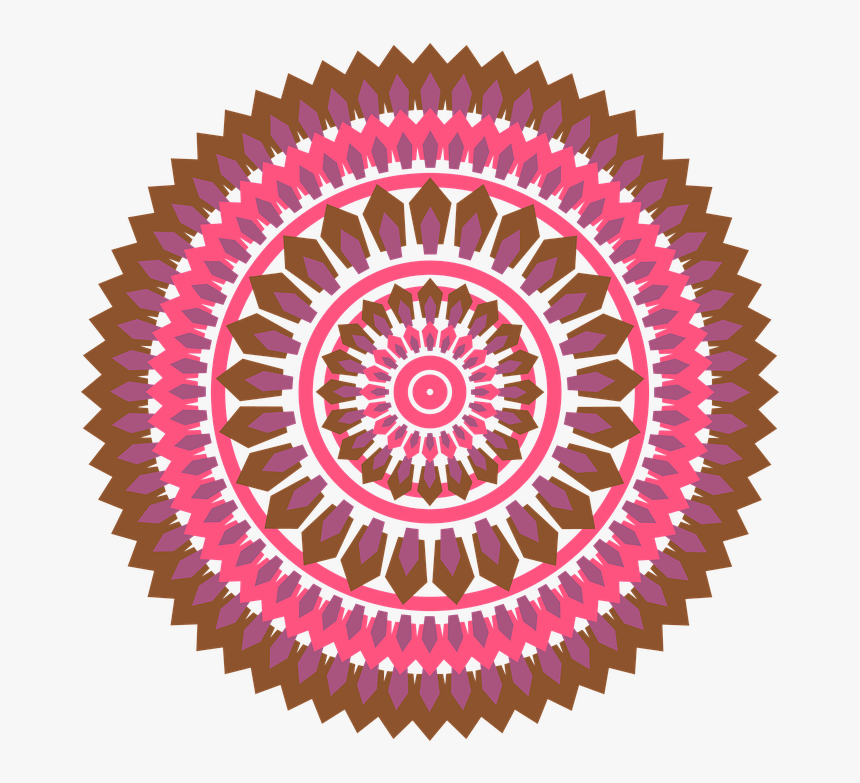 Mandala, Design, Geometric, Pattern, Texture, Colorful - Meenakshi Amman Temple, HD Png Download