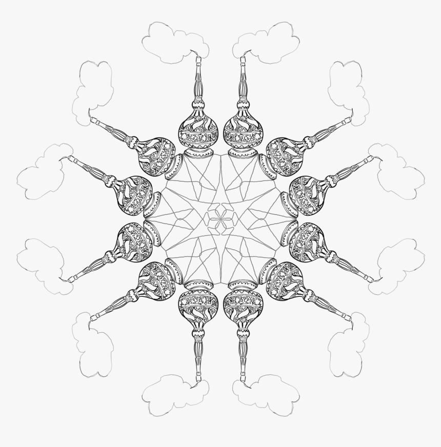 Mandala Wrong Ceramic Free Picture - Line Art, HD Png Download
