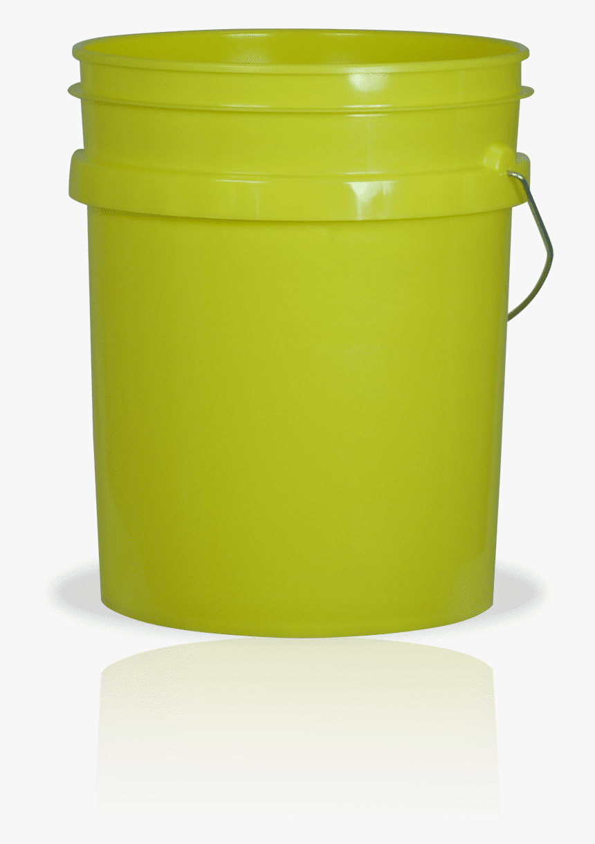 5 Gallon Yellow Plastic Bucket, 3-pack - 5 Gallon Orange Bucket, HD Png Download
