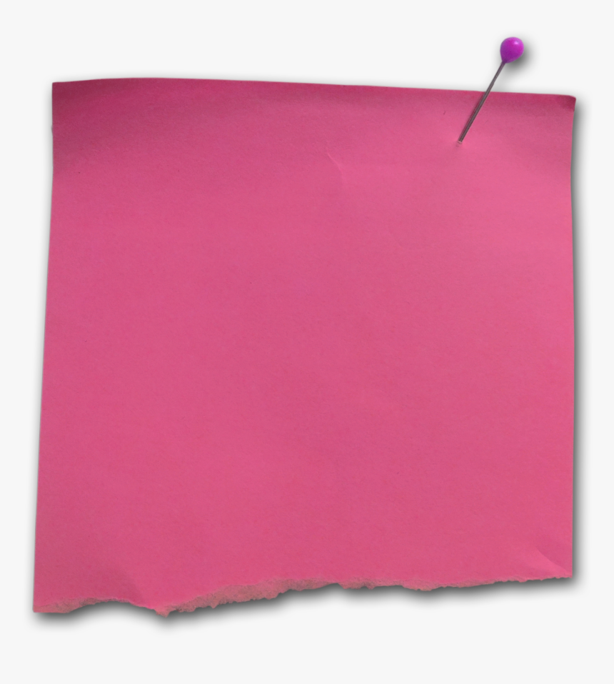 Pinned Paper Png Download - Construction Paper, Transparent Png