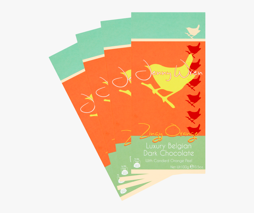 Zingy Orange With Candied Orange Peel Sharing Bar - Construction Paper, HD Png Download