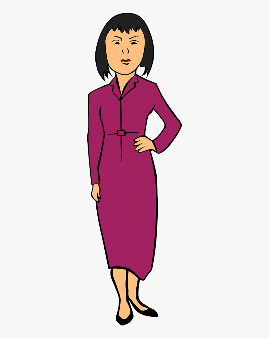 Vector Modeling Fashion Gown - Not Well Defined Sets, HD Png Download