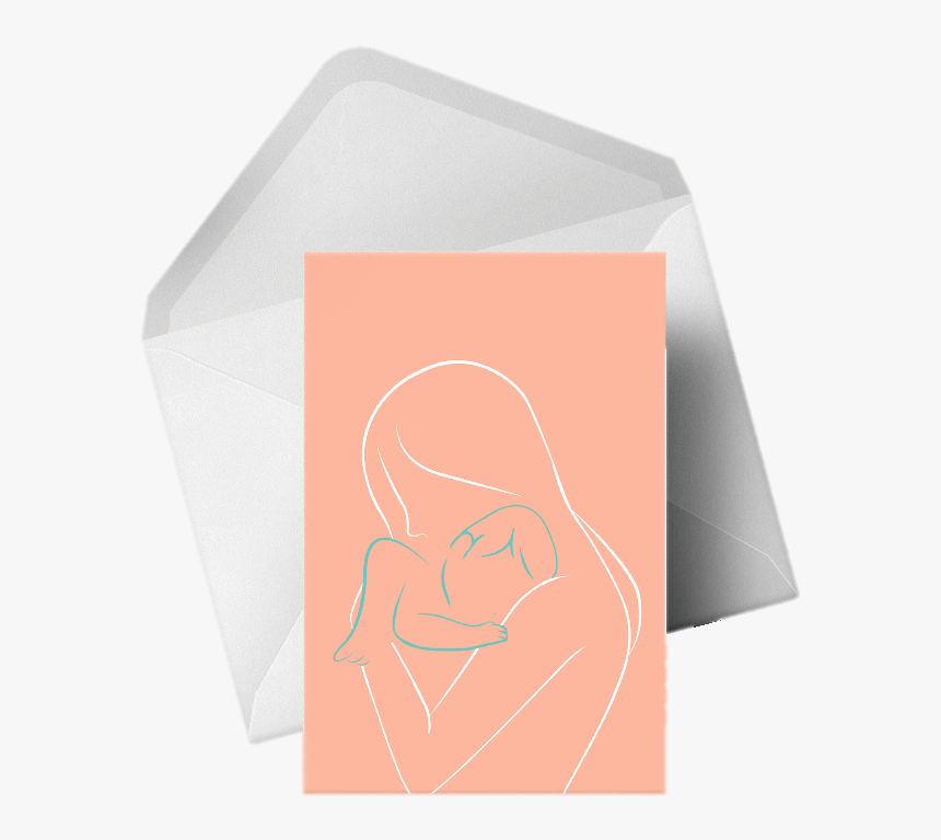 Gift A Hand Heart Or Card - Envelope, HD Png Download