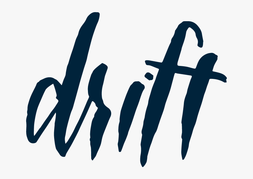 Drift Drkblue - Calligraphy, HD Png Download