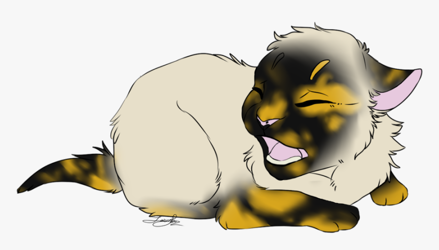 Embers Clipart Smoking - Cat Yawns, HD Png Download