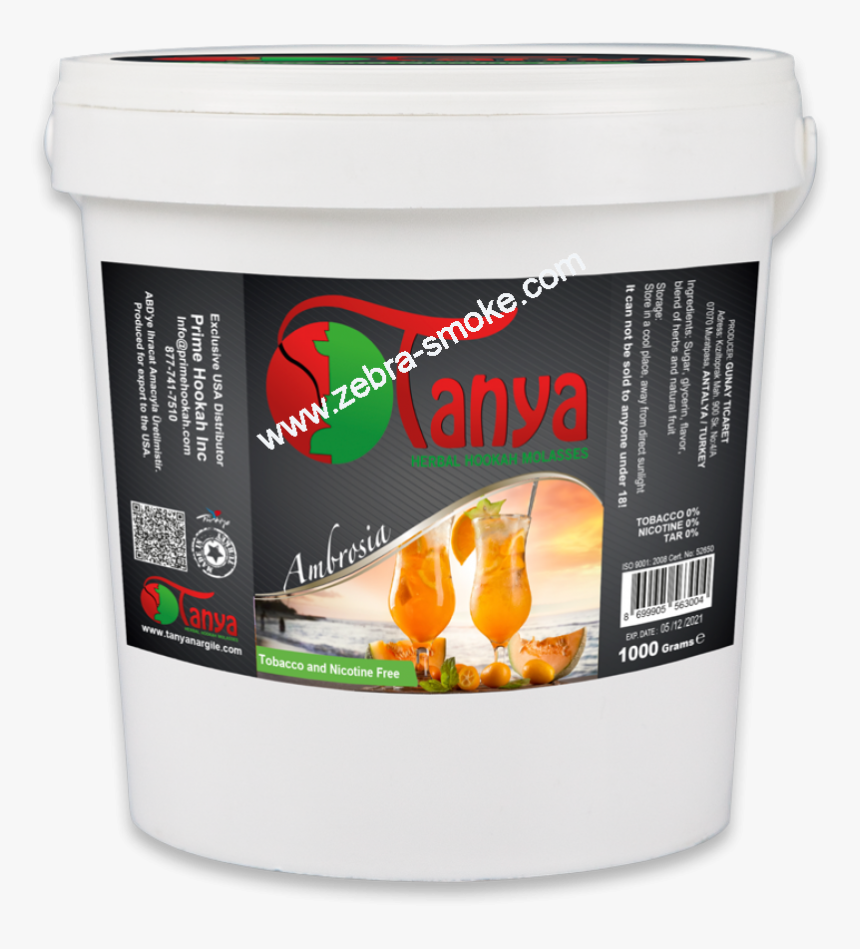 Tanya Herbal Shisha 1000g - Iced Tea, HD Png Download