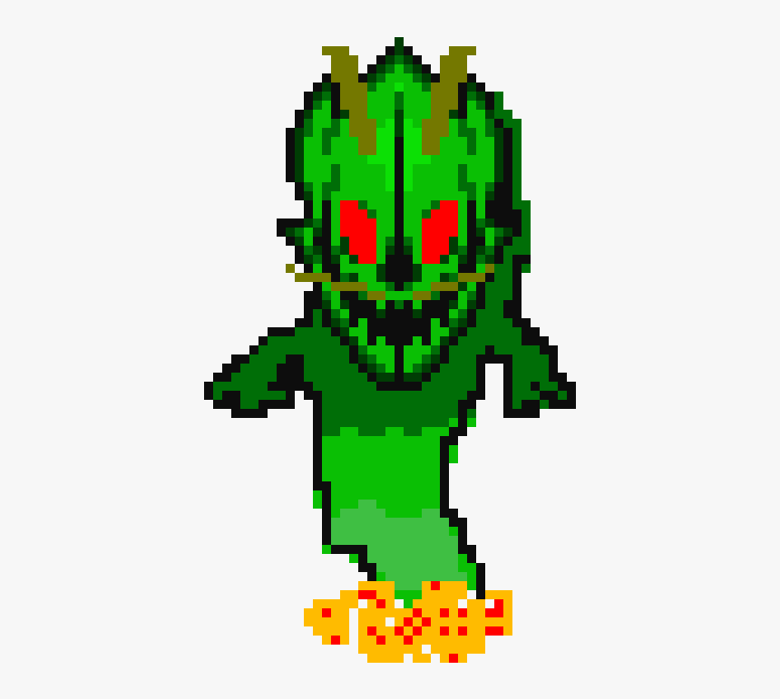 Shinron Pixel Art For Minecraft, HD Png Download