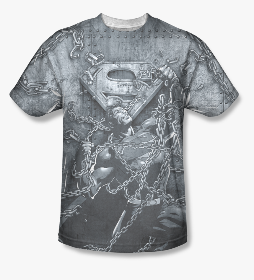 T Shirt All Over Superman, HD Png Download