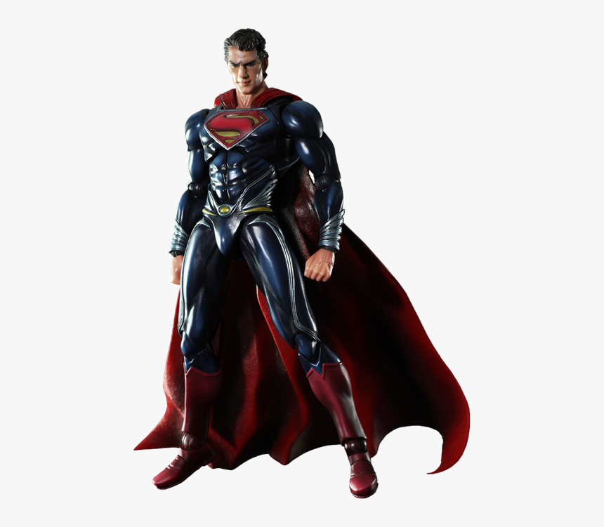 Superman 2013 Png - Superman Man Of Steel Play Arts Kai Square Enix, Transparent Png