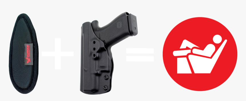 Holster And Cushion Banner - Handgun, HD Png Download
