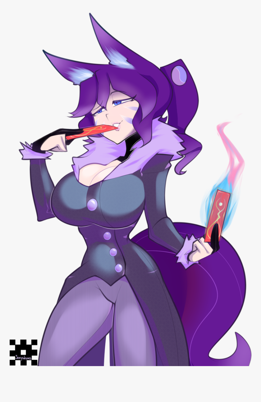 Nuria The Nine Tailed Fox - Cartoon, HD Png Download