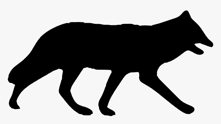 Classy Fox Silhouette Clip Art - Fox Silhouette Clipart Png, Transparent Png