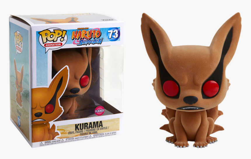 Kurama Funko Pop Flocked, HD Png Download