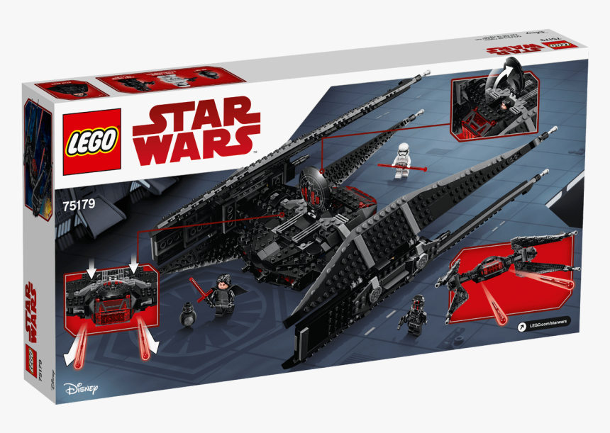 Lego Star Wars Kylo Ren Tie Fighter, HD Png Download