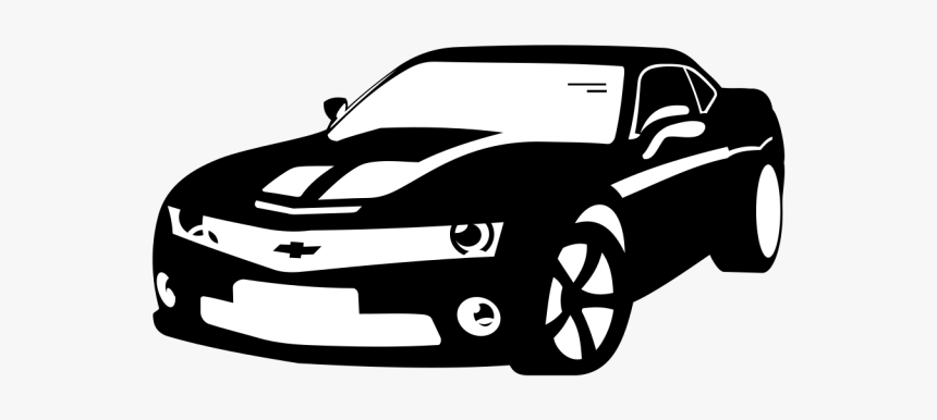 Chevrolet Camaro Sports Car Vector Graphics - Chevrolet Camaro Vector, HD Png Download