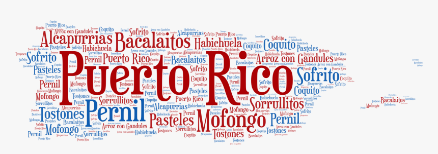 Puerto Rico Word Art, HD Png Download , Transparent Png Image - PNGitem