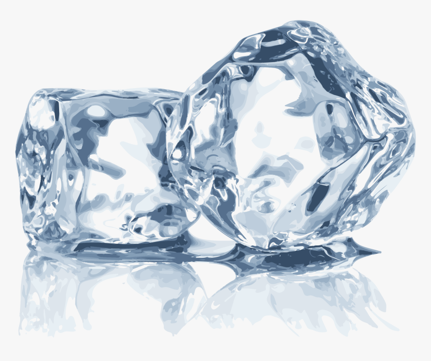 Royalty Free Ice Cube Blue Transprent Png - Ice Cubes Png Transparent, Png Download