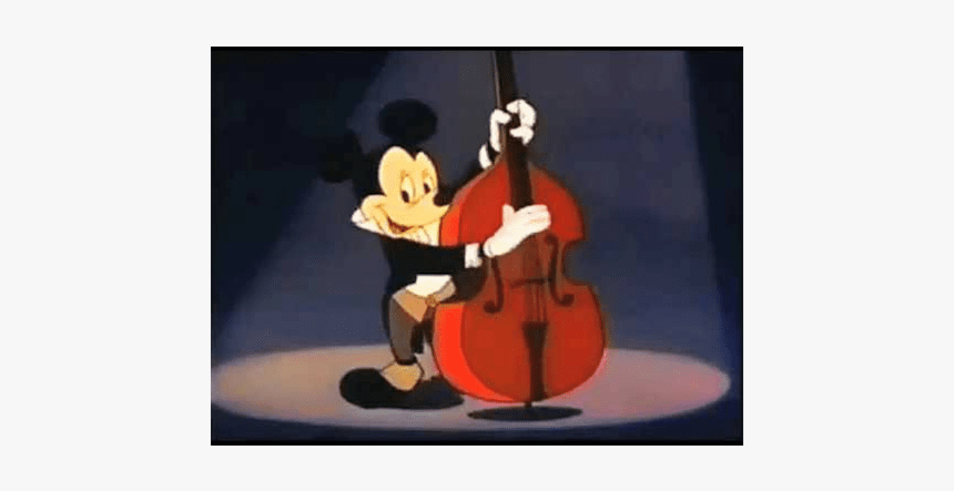 Mickey Mouse Double Bass, HD Png Download