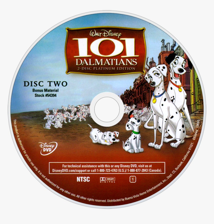 Disc 101 Dalmatians Platinum Edition Dvd, HD Png Download