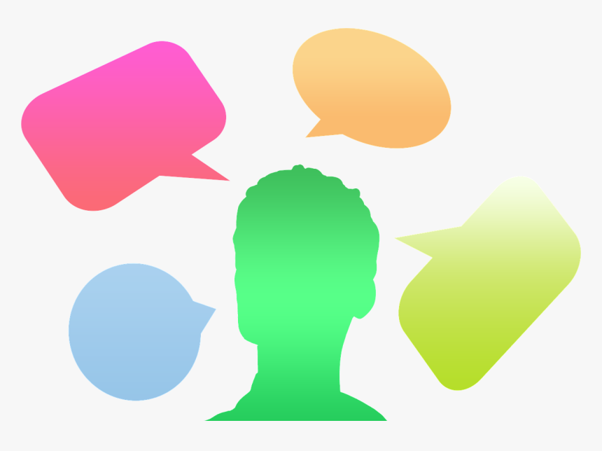 Think Cloud Cliparts 21, Buy Clip Art - Head With Thought Bubble, HD Png Download