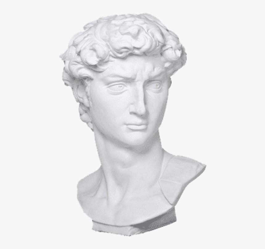 Vaporwave Statue Png - Aesthetic Statue Head Png, Transparent Png