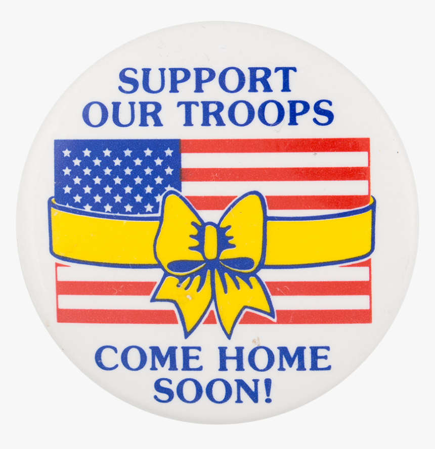 Support Our Troops Cause Button Museum - Circle, HD Png Download