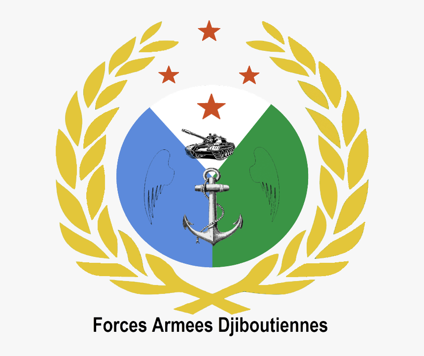 Emblem Of The Djiboutian Armed Force - Djibouti Armed Forces Logo, HD Png Download