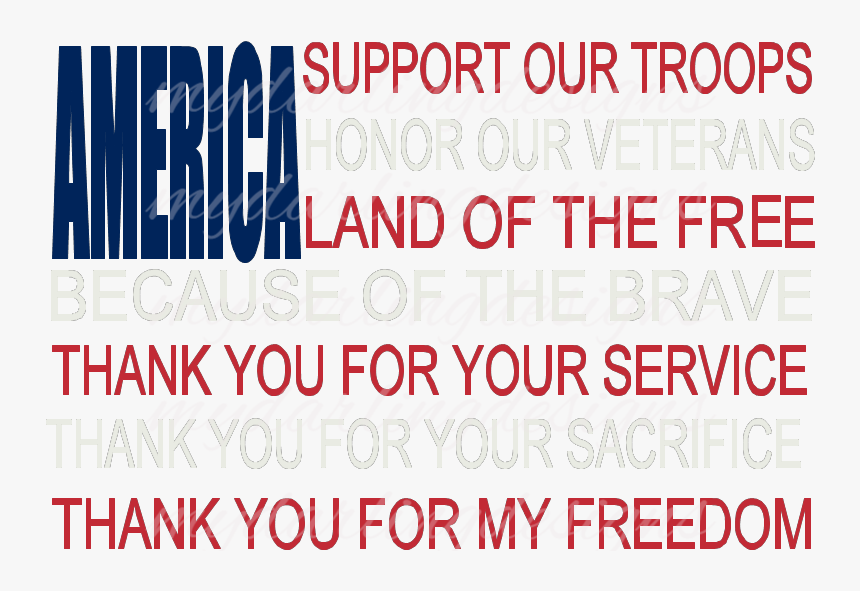Support Our Troops Svg - Poster, HD Png Download