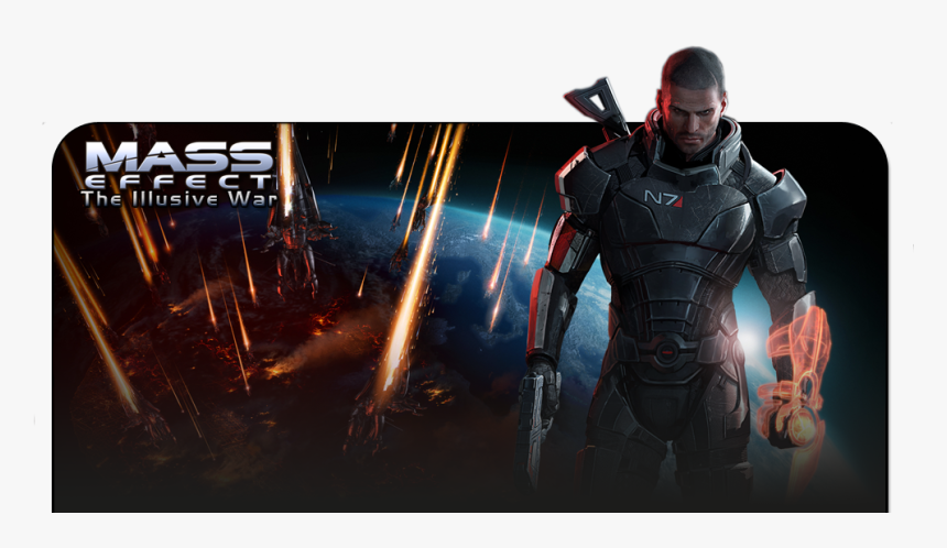 Mass Effect 3 [pc Game] - Mass Effect 3 Male Shepard, HD Png Download