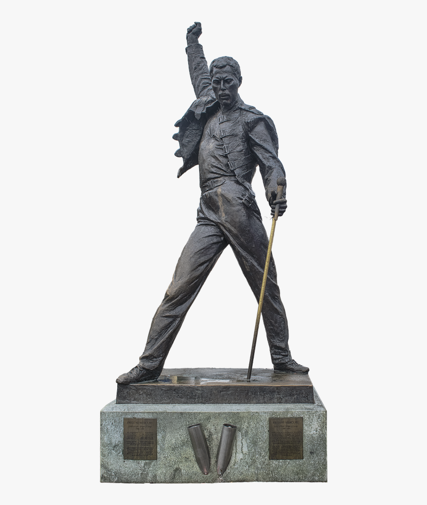 Statue, Freddie Mercury, Singer, Montreux - Freddie Mercury Statue, HD Png Download