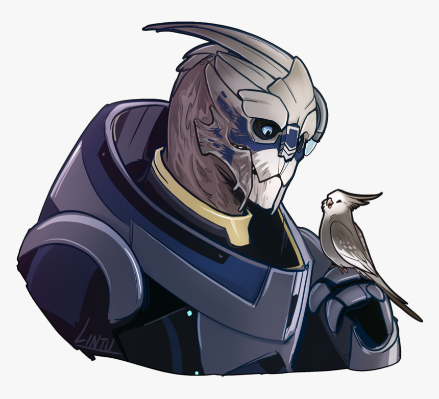Mass Effect Garrus Art, HD Png Download