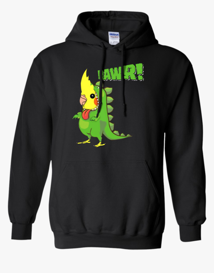 Aesthetic Vaporwave Cockatiel Dinosaur - Hoodie, HD Png Download