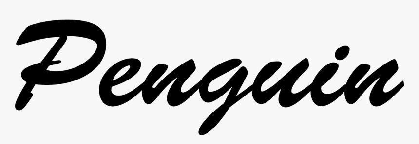 Penguin Industry Shop Online - Calligraphy, HD Png Download