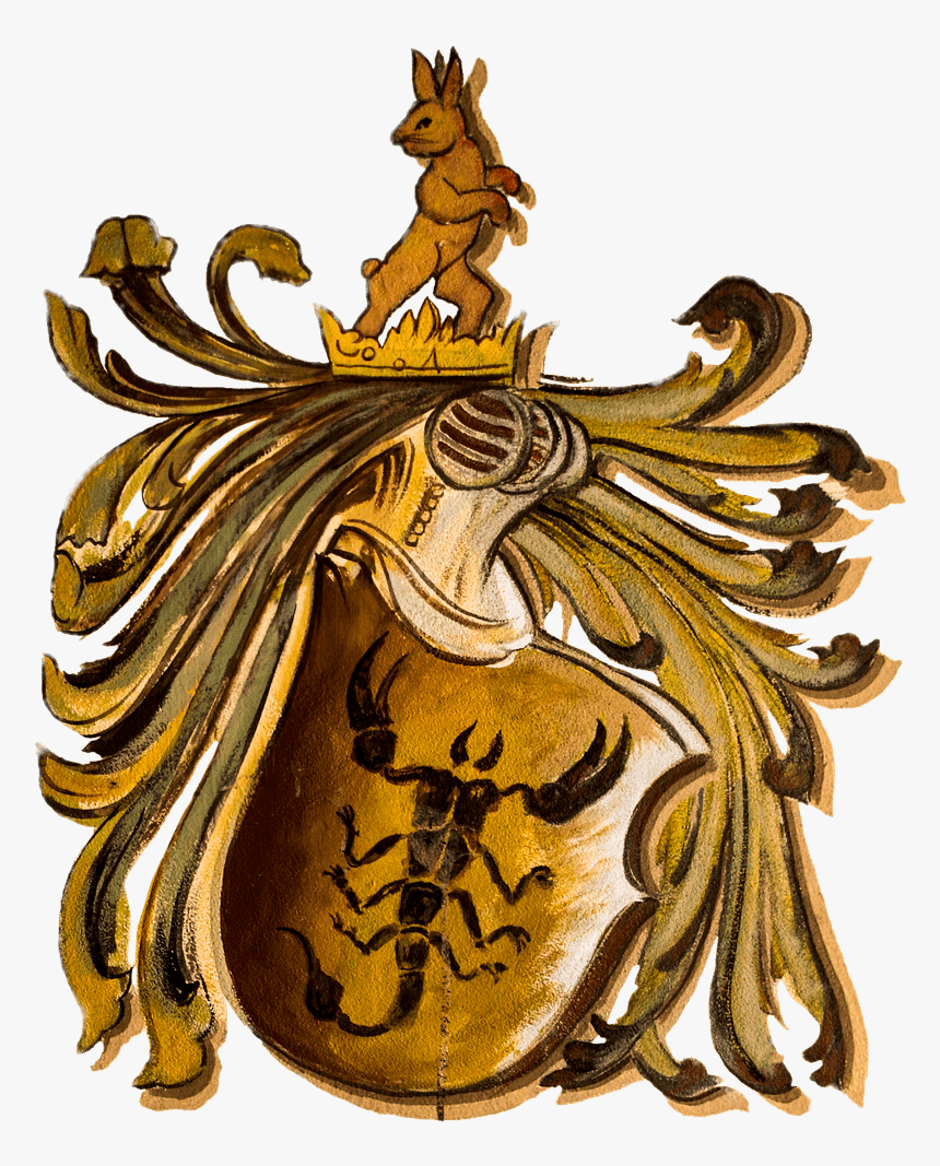 Coat Of Arms Zodiac Sign Scorpio Clip Arts - Scorpio Coat Of Arms, HD Png Download