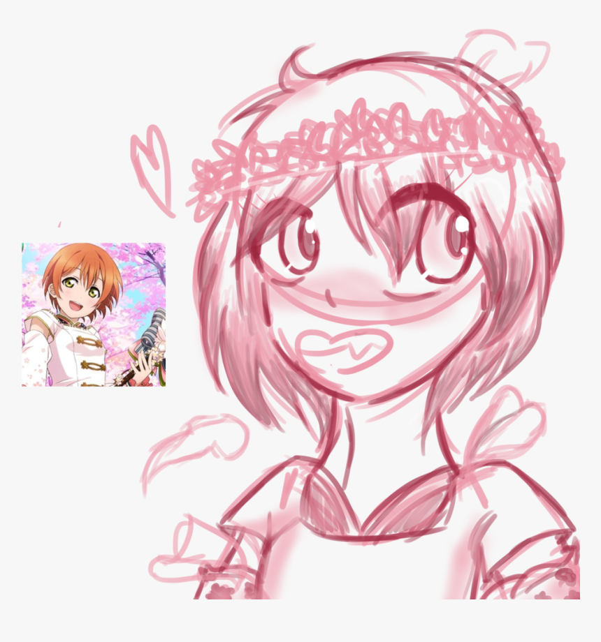 Rin Hoshizora - Cartoon, HD Png Download