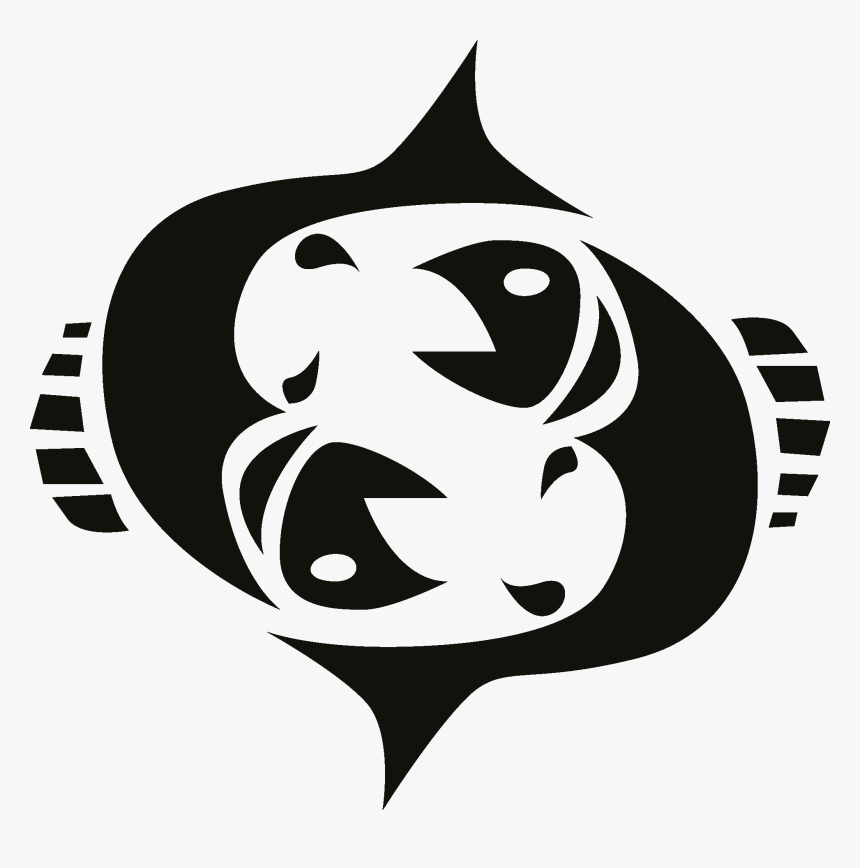 Zodiac Signs Silhouette Png Pisces Png-, Transparent Png