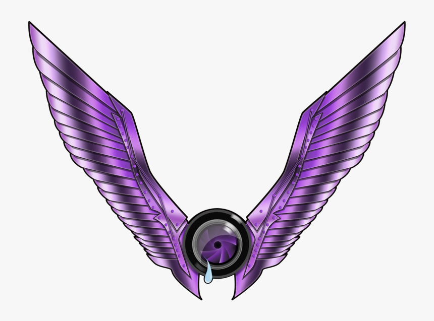 Wings Logo Purple Black Outline, HD Png Download