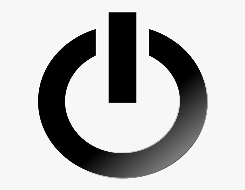 Power Button Top Up Clip Art At Clker, HD Png Download