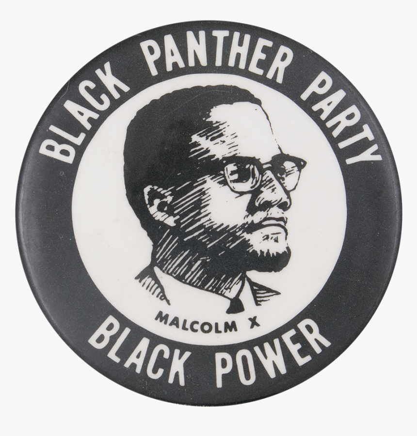 Ca Black Panther Party Malcolm X Button Busy Beaver, HD Png Download