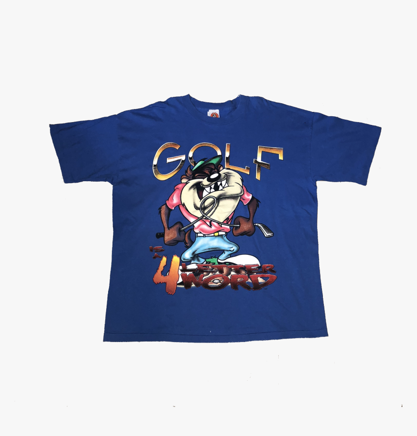 1997 Looney Tunes Tasmanian Devil Golf Is A 4 Letter, HD Png Download