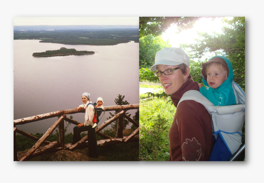 Full Circle, My Mother Hiking With Me In The 70s And, HD Png Download