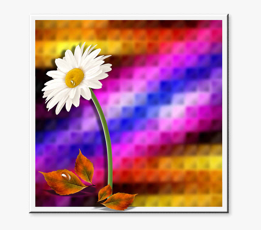 Background, Flower, Leaves, Flowers, Reason, Design, HD Png Download