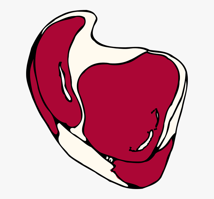 Steak, Meat, Beef, Raw, Cooked, HD Png Download