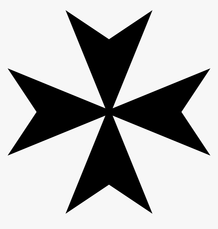 File - Maltese Cross - Svg, HD Png Download