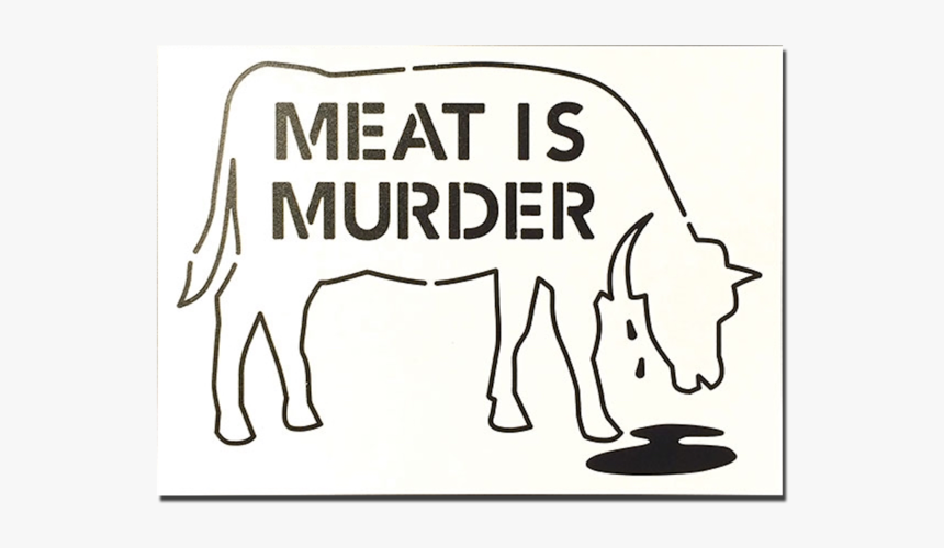 Meat Is Murder Stencil, HD Png Download