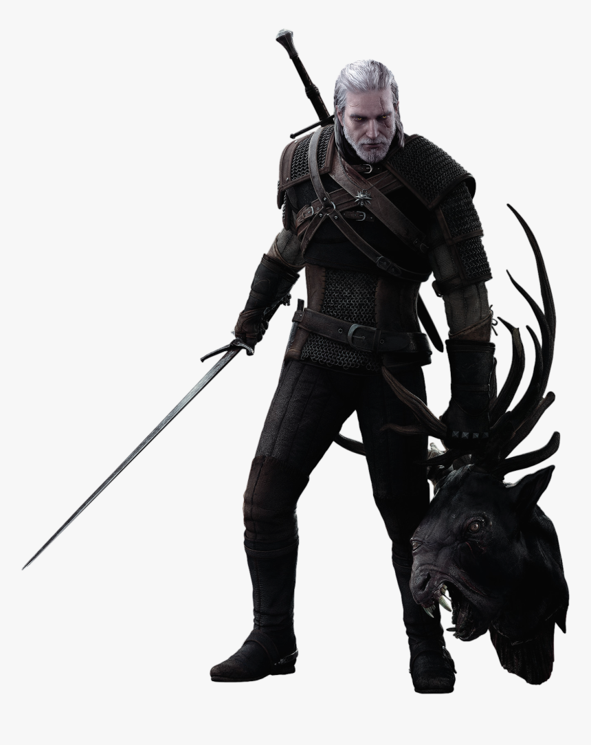 Geralt Of Rivia Png, Transparent Png