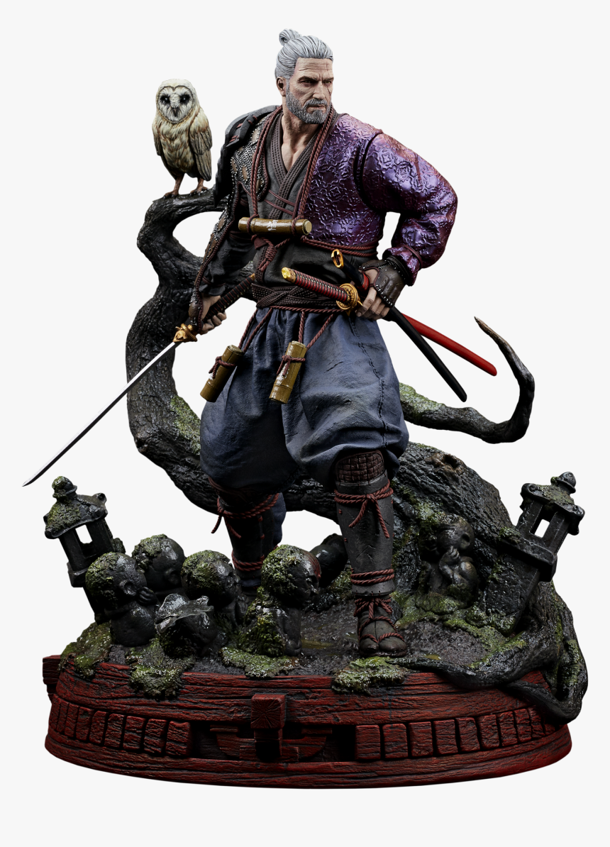 Geralt Ronin Figure, HD Png Download