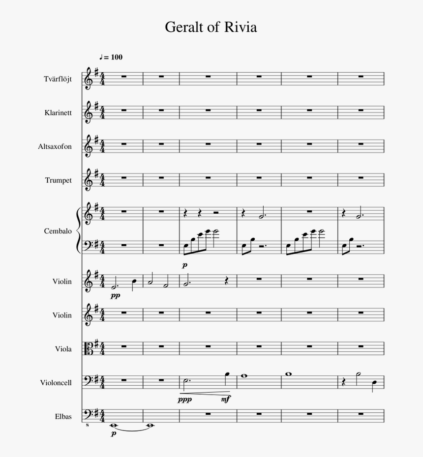 Geralt Of Rivia Png, Transparent Png